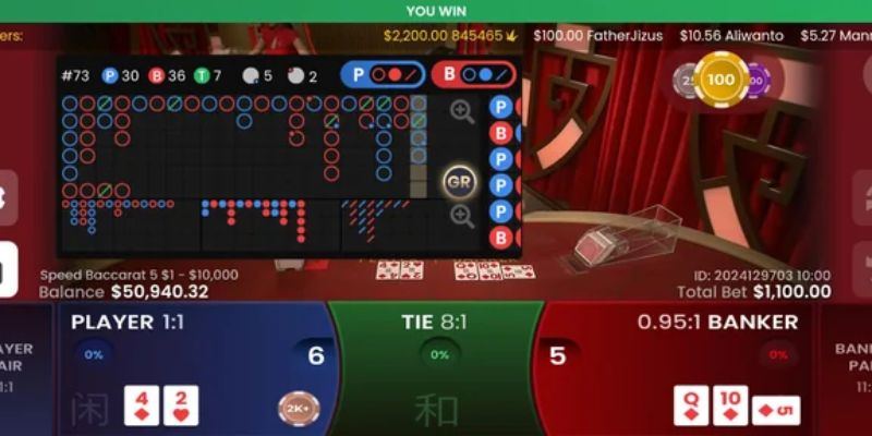 Phần mềm hack Baccarat không tốn phí dùng